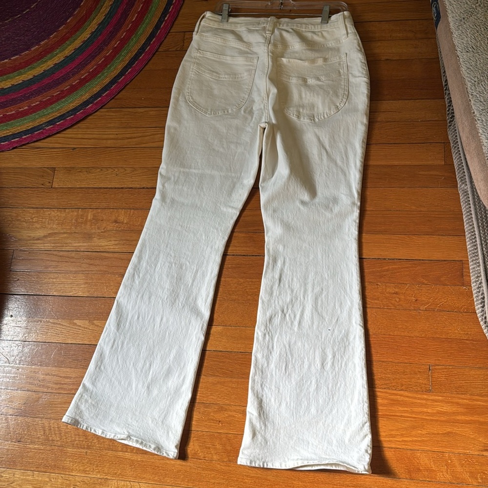 Madewell the perfect vintage flare jean, ivory, size 30 - Picture 3 of 3